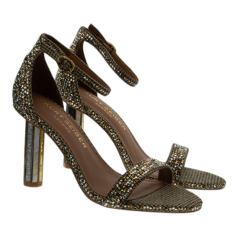 Sandalia fiesta bronce Kurt Geiger Perspex Heel