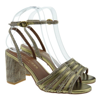 Sandalias Tacón Brillos y Tiras Kurt Geiger Pierra Block Sandal