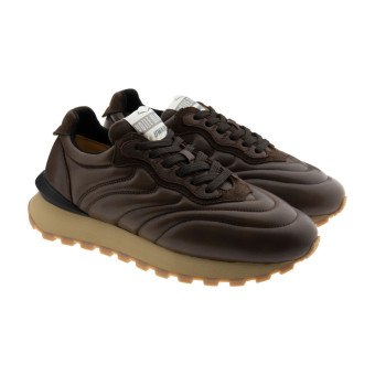 Zapatillas hombre casual marrones Voile Blanche Qwark Play Man