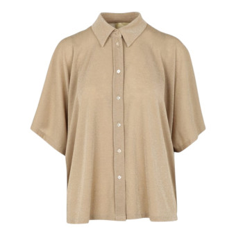 Camisa Manga Corta Dorada Momoni Brooklyn