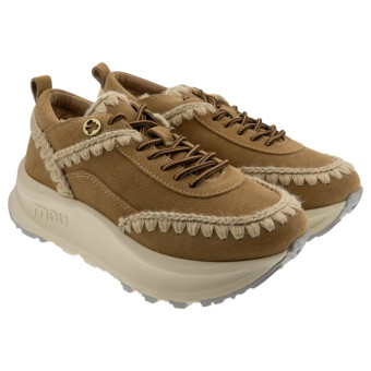 Sneakers ante cuero piel oveja Mou Speed Skimo