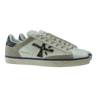 Zapatilla Blancas Hombre Premiata Steven 7285