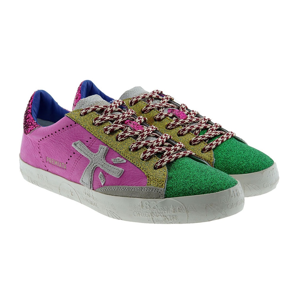 Zapatilla sneakers multicolor purpurina Premiata Stevend 4724