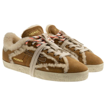 Sneakers piel ante cuero y borreguillo Premiata Stevend 8693M