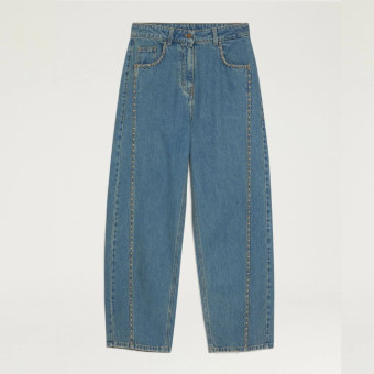 Pantalones vaqueros boyfriend tachuelas Momoni Thomas