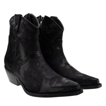 Botines camperos piel tacón bajo Zoe Thor 06
