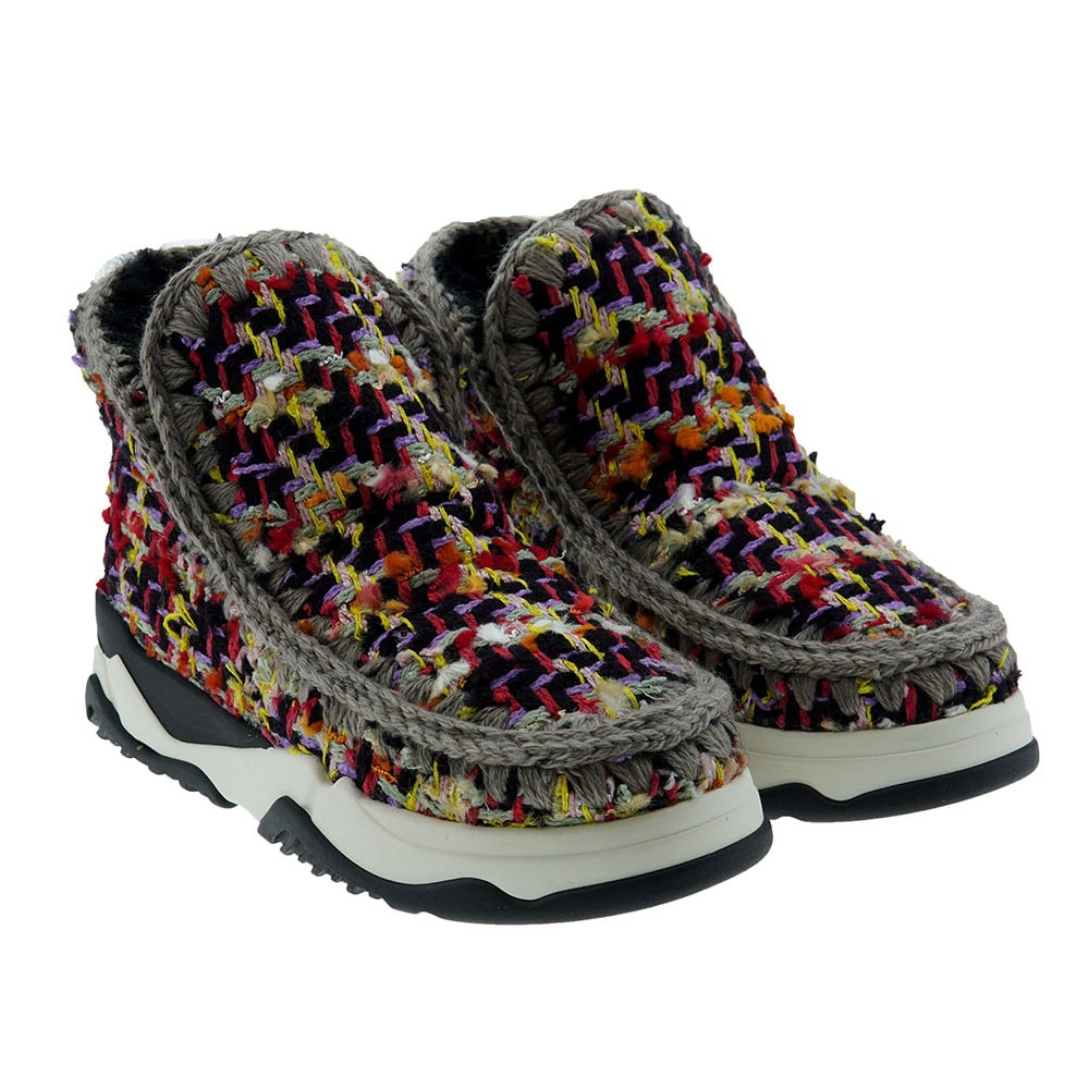 Botines sport hilos multicolor Mou Trainer Lim.Ed Wool Mix