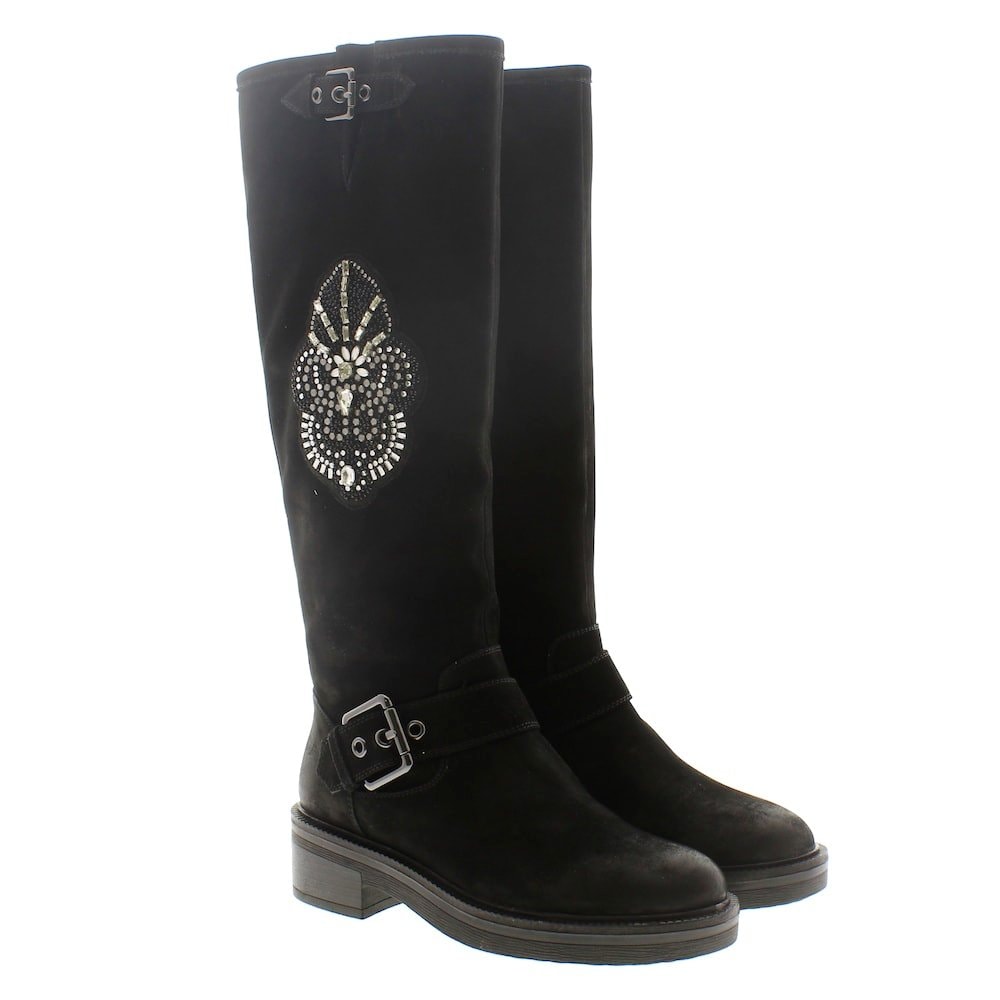 Bota alta strass Bruno Premi U7802X Negro