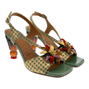 Sandalias agua marina tacón Chie Mihara Uyane