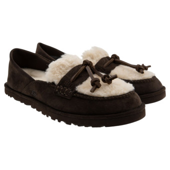 Ugg mocasines mujer piel oveja lazo W Zora