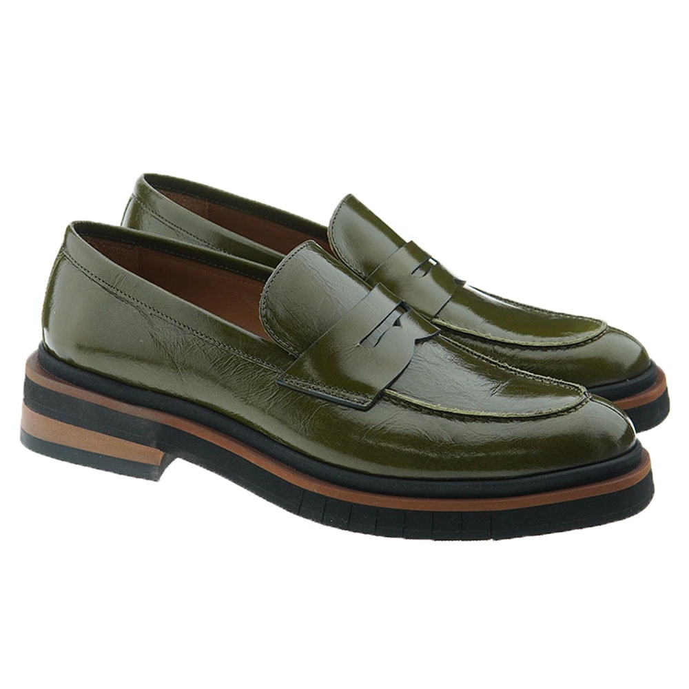 Mocasín mujer piel charol antifaz Calce X1450