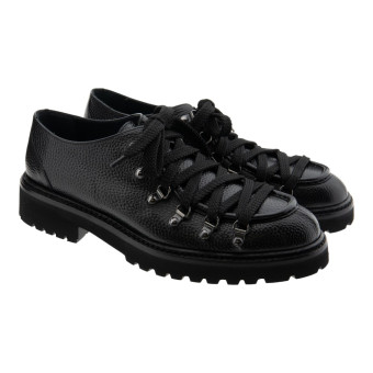 Zapatos bluchers negros hombre Calce X1719-PI