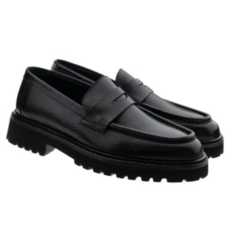 Zapatos mocasines negros Calce X1897
