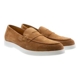 Mocasines Hombre Beige Ante Calce X2205 