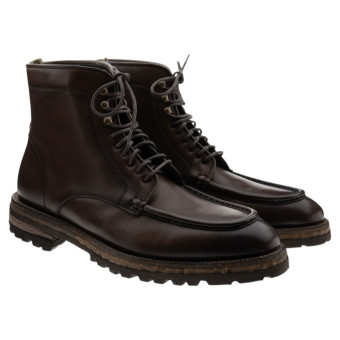 Calce botas caballero marrones piel X2395