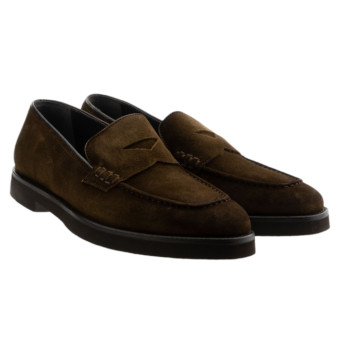 Mocasines hombre ante marrón Calce X2408