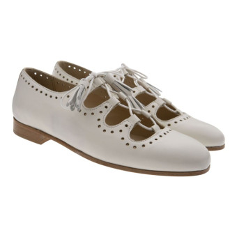 Blucher beig piel mujer Calce X2584