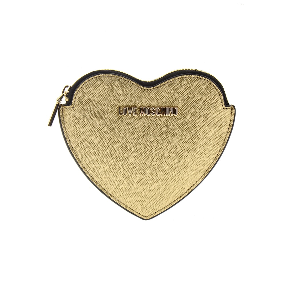 Love Moschino cartera dorada corazón JC555PP06LQ0901