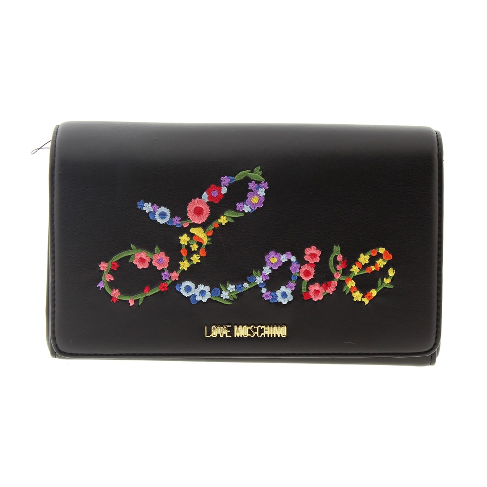 Cartera cadena negra Love Moschino JC4311PP07 KS0000