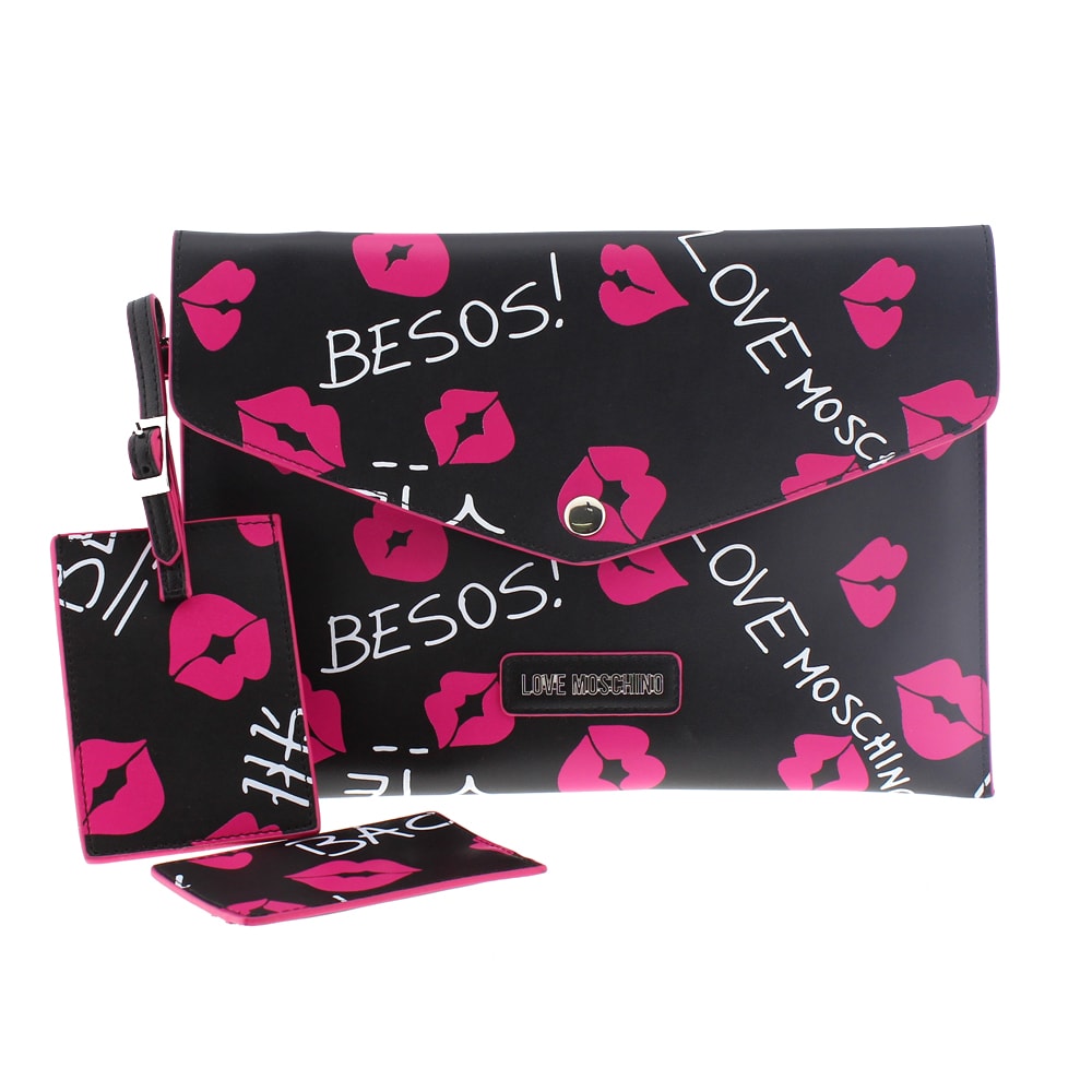 Cartera plana besos Love Moschino JC5302PP18