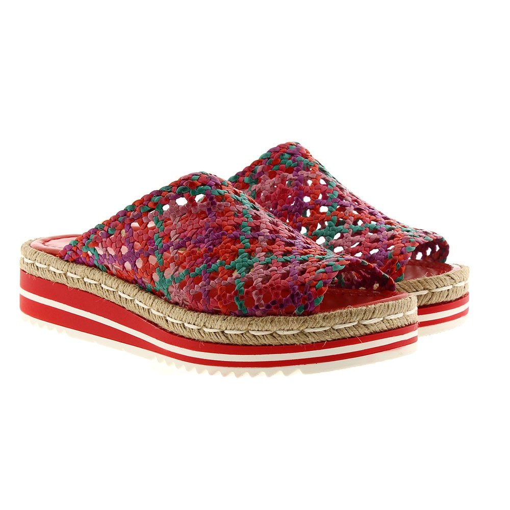 Mule trenzado cuña baja Pons Quitana 8438.000