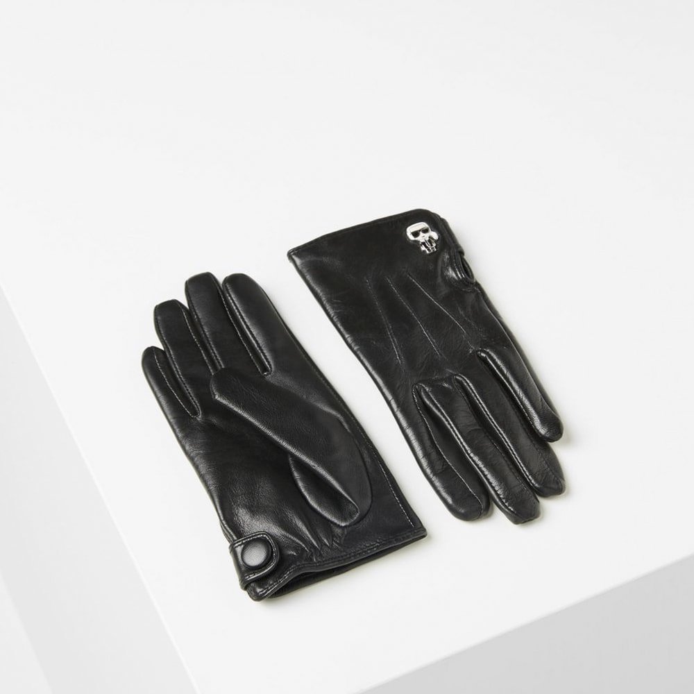 Guantes piel Karl Lagerfeld 96KW3603