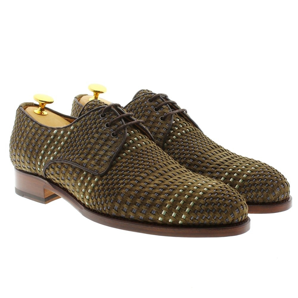 Zapato blucher cordón taupe Cordwainer Galvin Charme