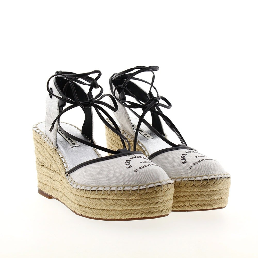 Esparteñas cuña y plataforma Karl Lagerfeld KL32208