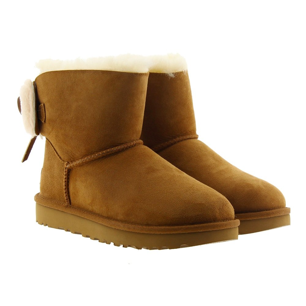 Botas piel cordero lazos Ugg W Double Bow Mini