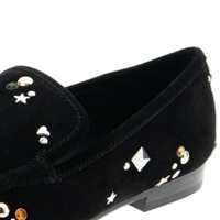 Mocasines negros mujer tachas - Bibilou | Calzado elegante foto 5