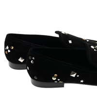 Mocasines negros mujer tachas - Bibilou | Calzado elegante foto 6