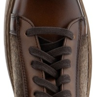 Zapatillas casual hombre marrones de piel Calce | Carrilé foto 6