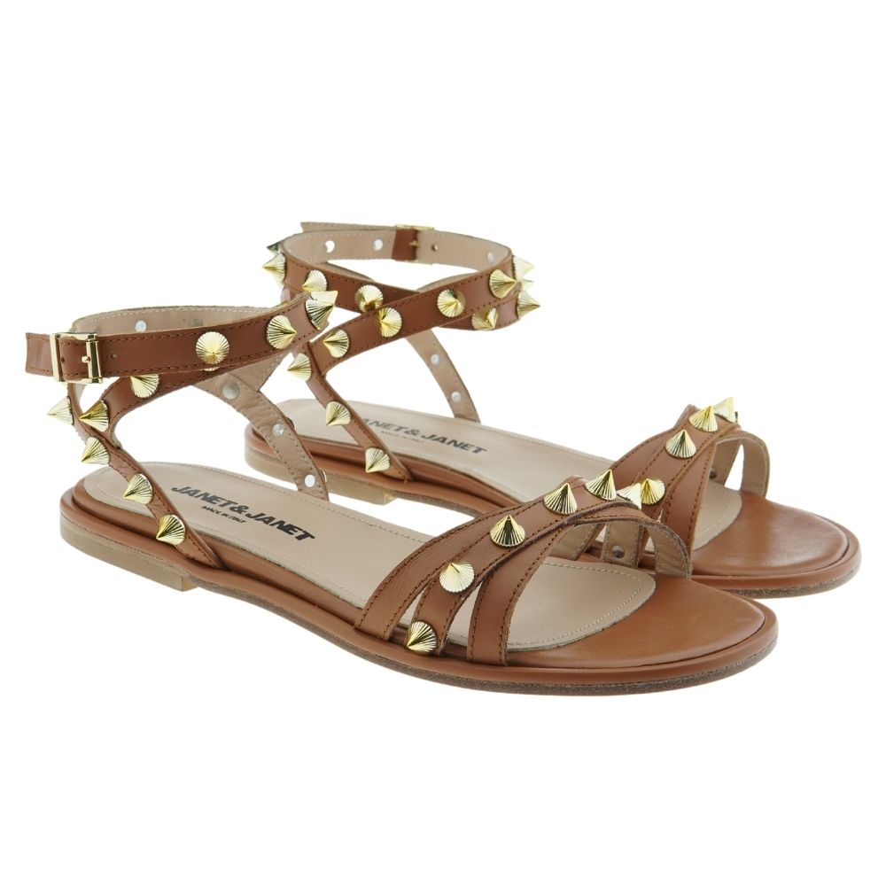 Sandalias mujer planas tipo romana Janet&Janet 03043