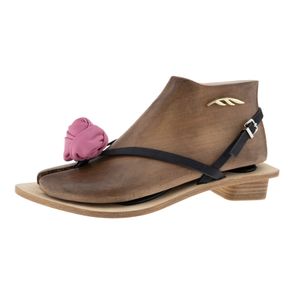 Sandalias de Dedo Mujer Chocolat'Dor con Detalle Floral | Gallery Carrile foto 3