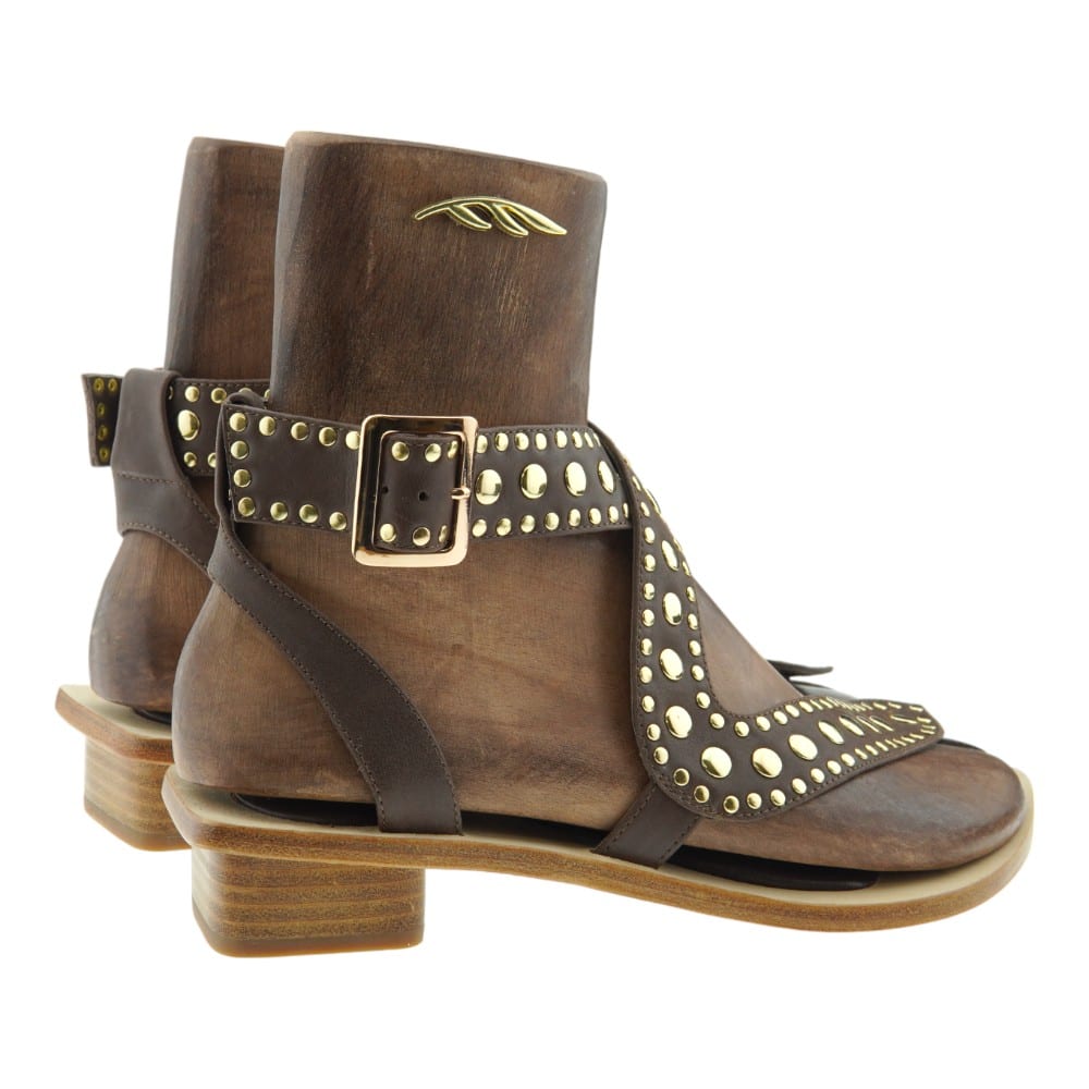 Sandalias Griegas Chocolat'Dor Detalles Dorados | Gallery Carrile foto 4