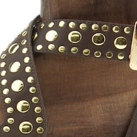 Sandalias Griegas Chocolat'Dor Detalles Dorados | Gallery Carrile foto 6
