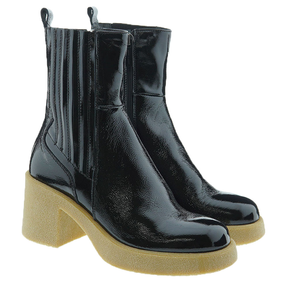 Botines tacón piel brillante mujer Janet&Janet 04150 Flora