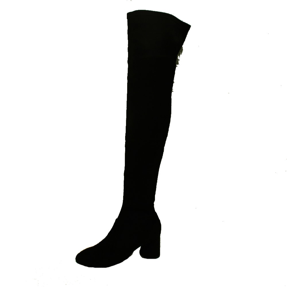 Bota mosquetera ante elástico Lola Cruz 041B31BK Negro foto 3