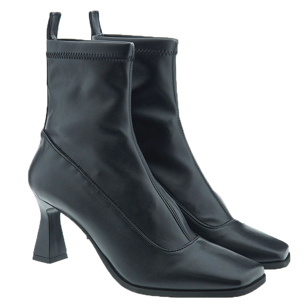 Botines piel elástica tacón Janet&Janet 04401