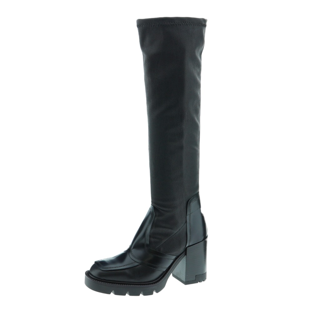 Bota piel alta elastica tacón Janet&Janet 06054 foto 3