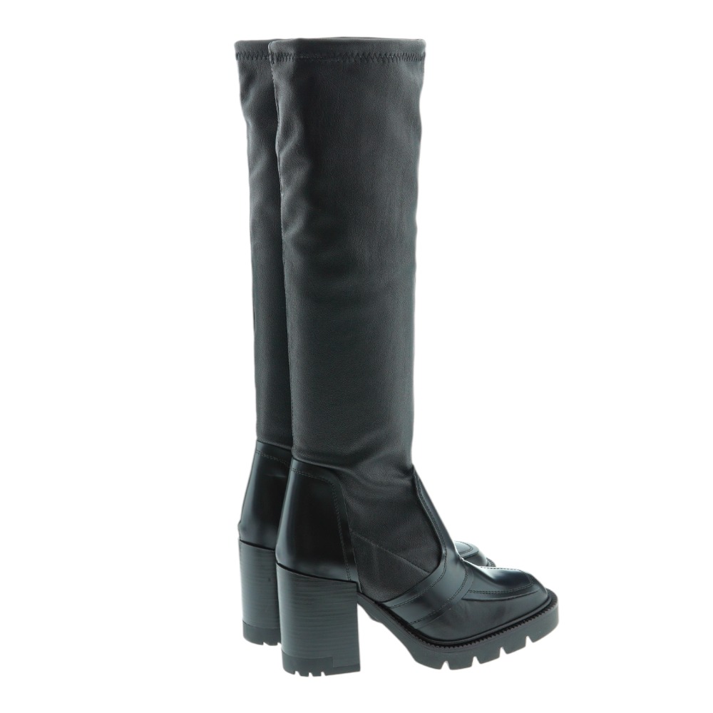 Bota piel alta elastica tacón Janet&Janet 06054 foto 4