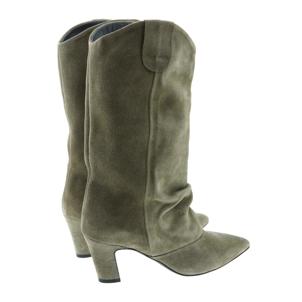 Bota piel campera tacon ante Janet&Janet 06073 foto 3