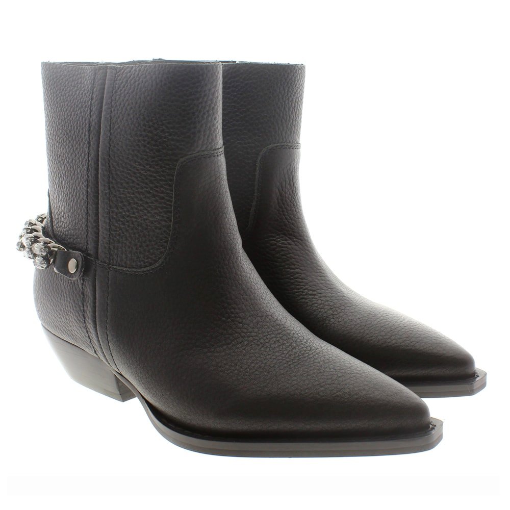 Bota campera cadena cristales Lola Cruz D82T10BK Negro