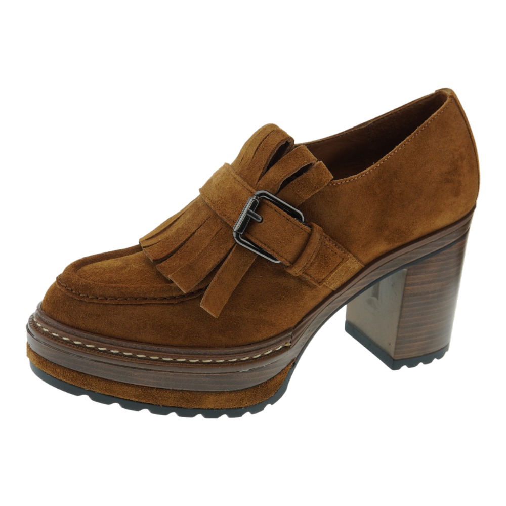 Mocasines tacon adorno flecos y hebilla Pons Quintana 10072.00 foto 3
