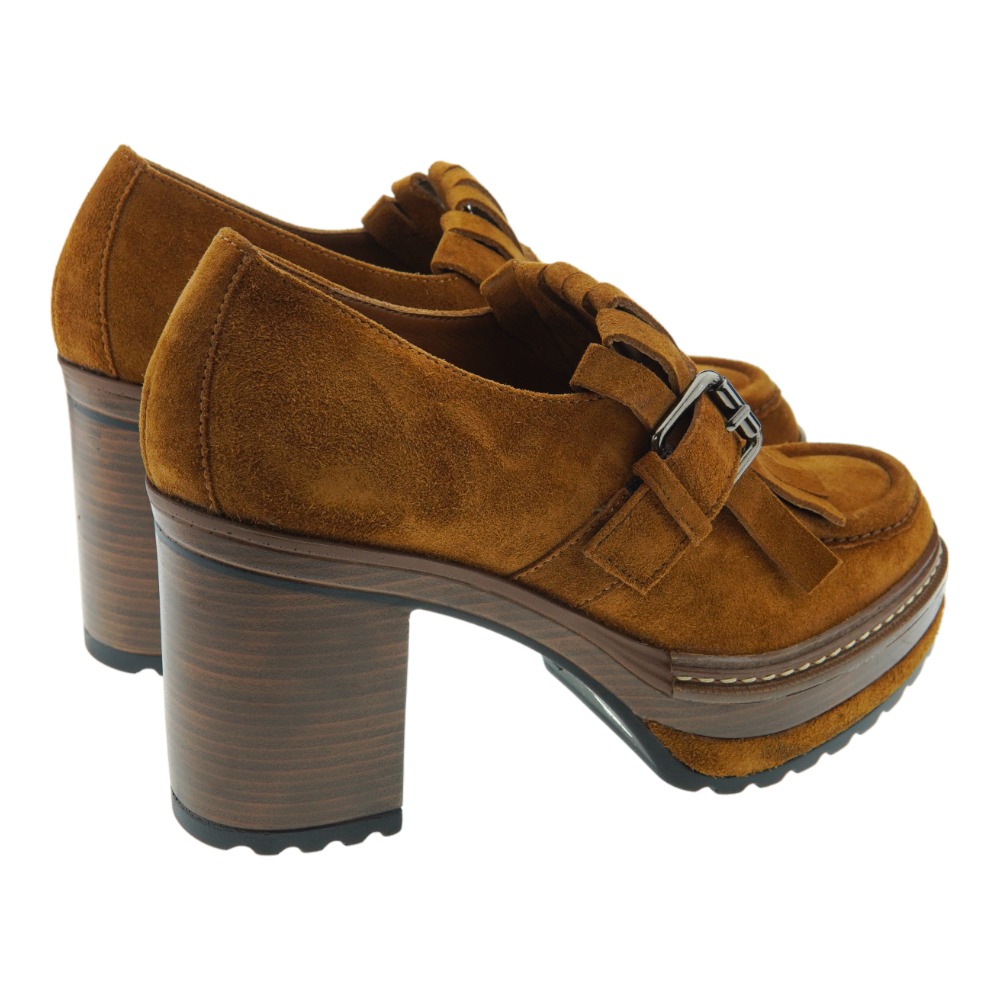 Mocasines tacon adorno flecos y hebilla Pons Quintana 10072.00 foto 4