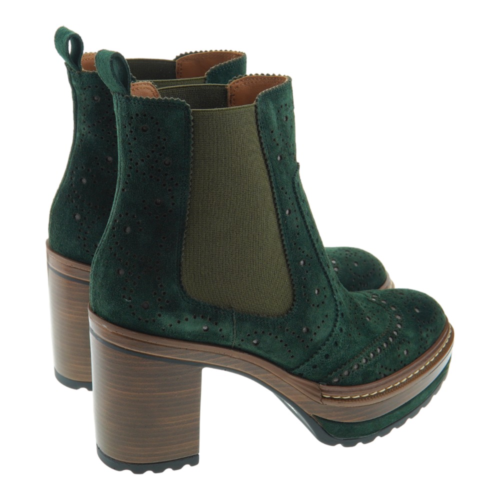 Botines piel mujer ante picado Pons Quintana 10079.000 foto 4