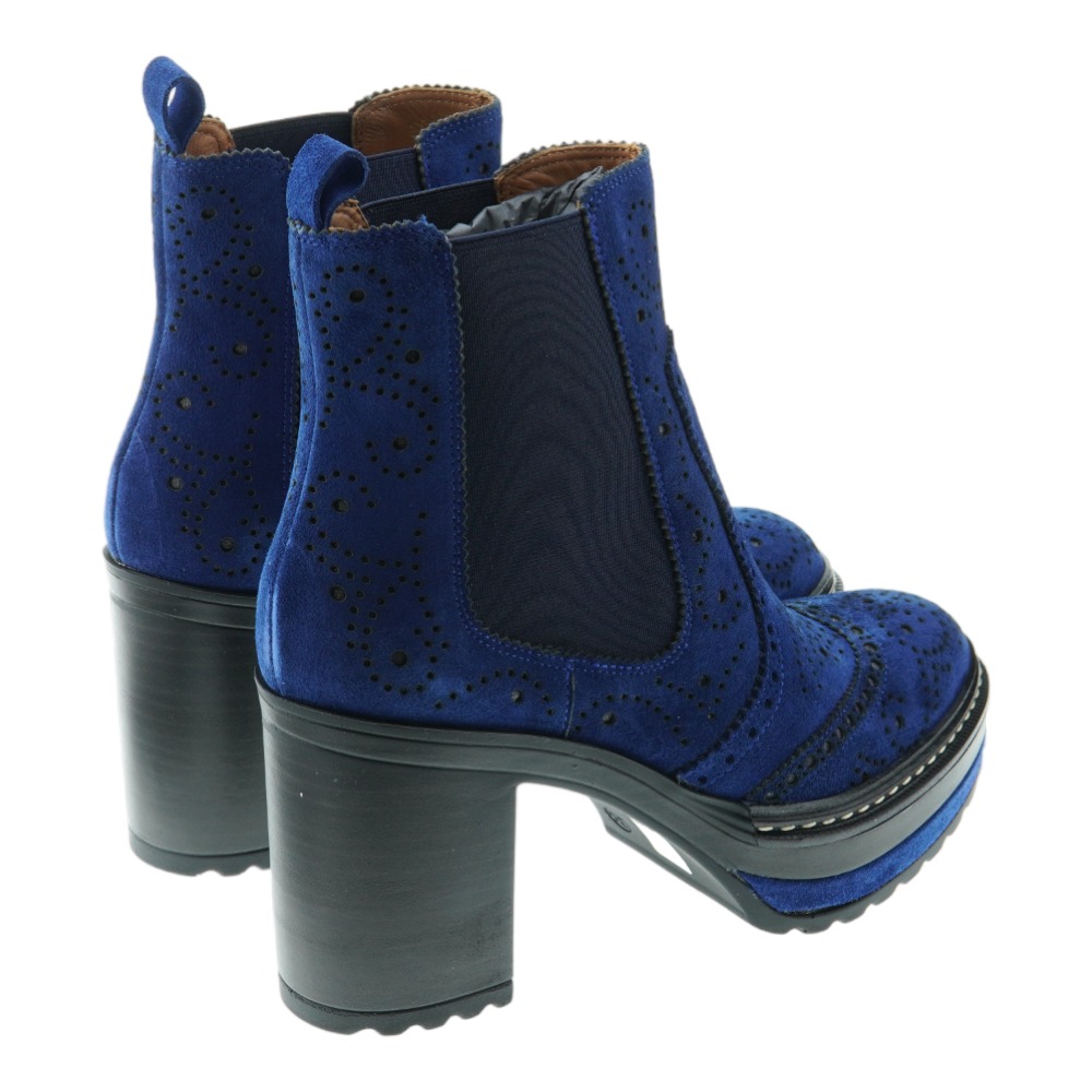 Botines piel ante picado mujer Pons Quintana 10079.000 foto 4