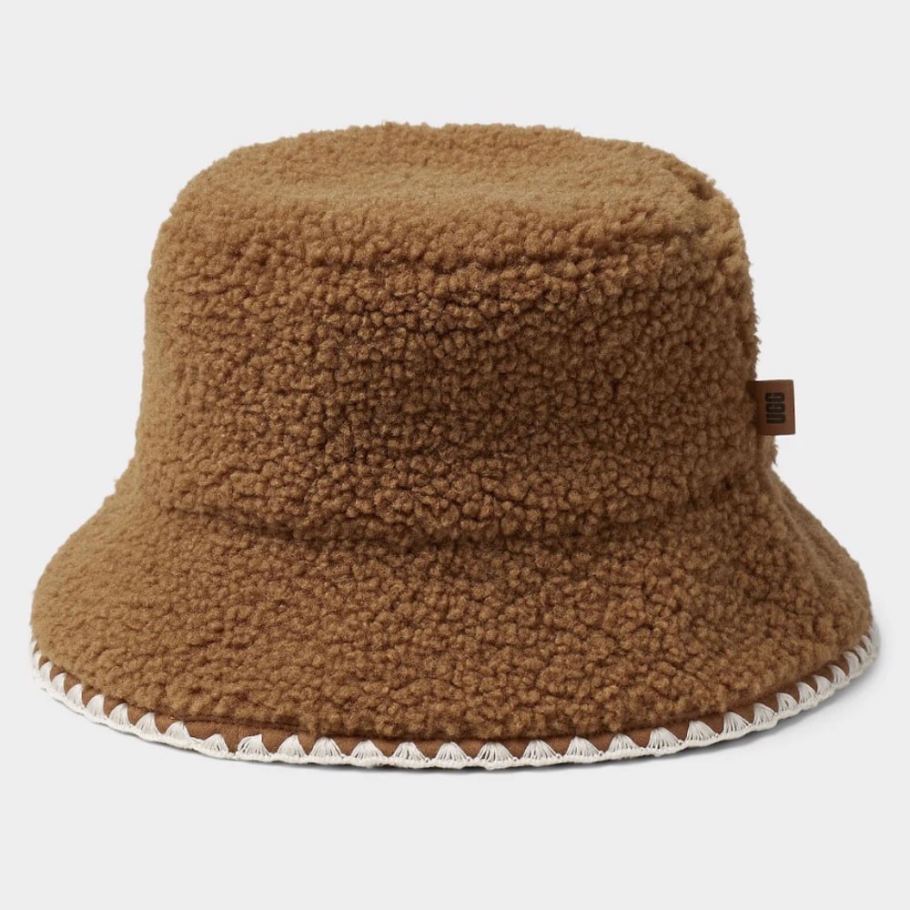 Gorro Mujer Borreguillo Cuero Ugg Uggluff Scalloped Hat