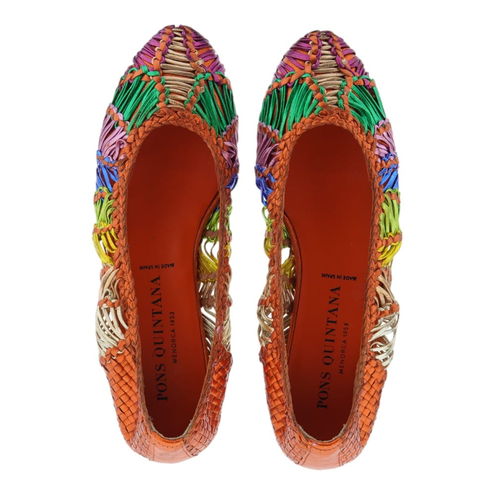 Compra Bailarinas Multicolor Trenzadas Pons Quintana | Galería Carrile foto 2