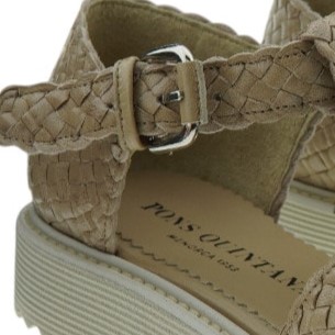 Cangrejera Mujer Trenzada Piel Beige Pons Quintana 11410.000 foto 5